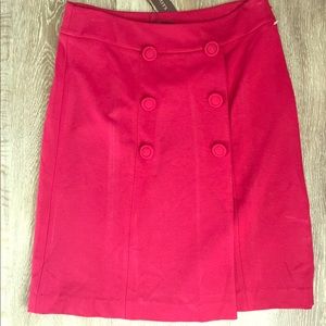 New** Red Talbots Skirt